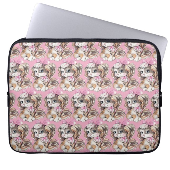 Puppy Laptop Sleeve (Voorkant)
