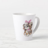 Puppy Latte Mug Mok (Rechterhoek)