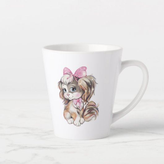 Puppy Latte Mug Mok (Rechts)