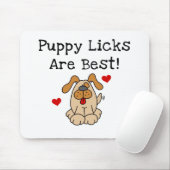 Puppy Licks Zijn Beste Tshirts En Gifts Muismat (Met muis)