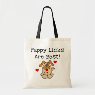 Puppy Licks Zijn Beste Tshirts En Gifts Tote Bag