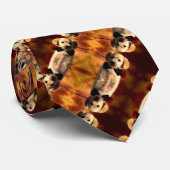 Puppy Liefde Armani Satijn Foulard Stropdas (Opgerold)