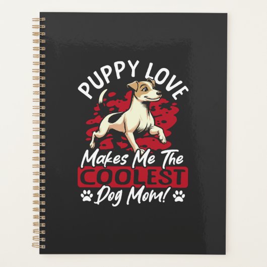 Puppy Liefde de Coolste Hond Moeder! Mijn Moeder I Planner (Voorkant)
