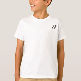 Puppy Liefde hart met pootafdrukken T-shirt