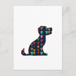 PUPPY LIEFDE hond huisdier NVN96 NavinJOSHI FUN Briefkaart