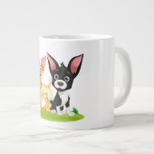 Puppy liefde is de beste liefde grote koffiekop (Voorkant rechts)