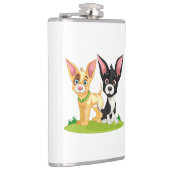 Puppy liefde is de beste liefde heupfles (Rechts)