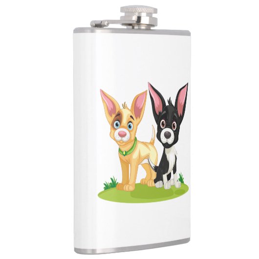 Puppy liefde is de beste liefde heupfles (Rechts)