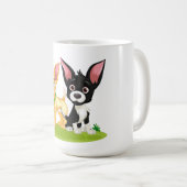 Puppy liefde is de beste liefde koffiemok (Voorkant rechts)