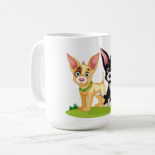 Puppy liefde is de beste liefde koffiemok (Voorkant links)