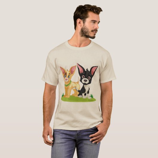 Puppy liefde is de beste liefde t-shirt (Voorkant volledig)