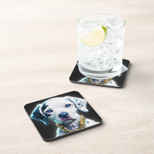 Puppy Liefde (set2): Bier Onderzetter (Rechterzijde)