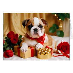 Puppy liefde teder romantisch mooi cadeau