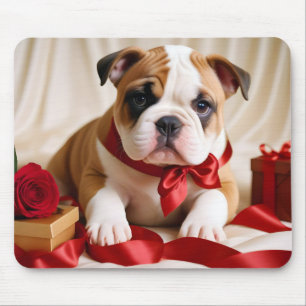 Puppy liefde teder romantisch mooi cadeau muismat