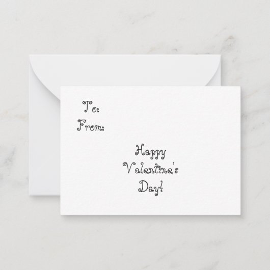 Puppy Liefde Valentijn Note Kaarten Notitiekaartje (Achterkant)