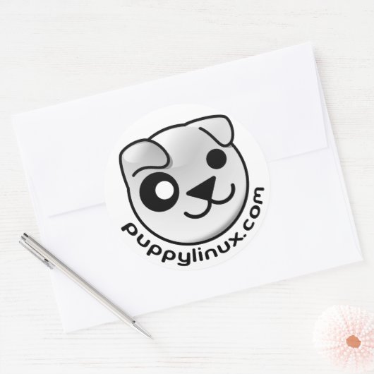 Puppy Linux dot com stickers (Envelop)