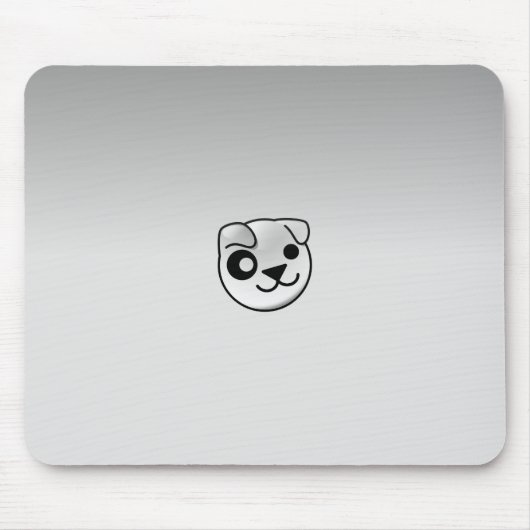 Puppy Linux Grey Muismat (Voorkant)