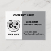 Puppy linux logo visitekaartje (Voorkant)