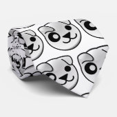 puppy Linux logo wit Stropdas (Opgerold)