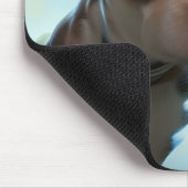 Puppy loopt in de ruimte muismat (Hoek)