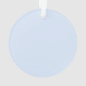 Puppy loopt in de sneeuw ornament (achterkant)