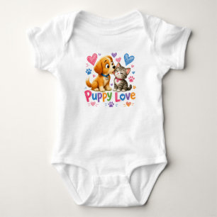 Puppy Love Baby Body Romper