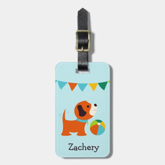 Puppy Love Bagage Label (Voorkant verticaal)