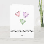 Puppy Love beroemd gemaakt door SRF Feestdagen Kaart (Achterkant)