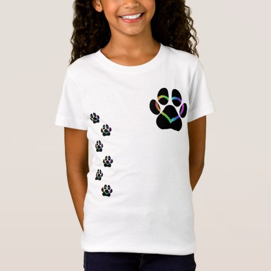 PUPPY LOVE Black T-shirt (Voorkant)