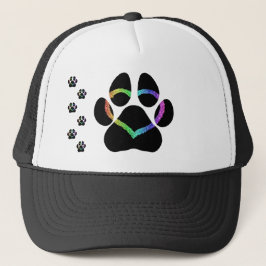 PUPPY LOVE Black Trucker Pet