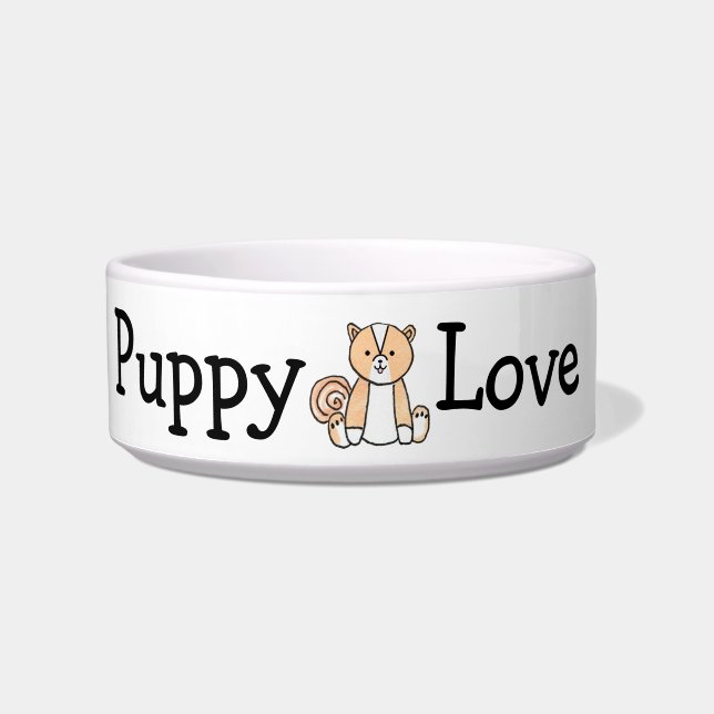 Puppy Love Bowl Voerbakje (Voorkant)