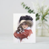 Puppy Love Briefkaart (Staand voorkant)