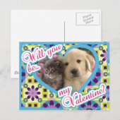 Puppy Love Briefkaart (Voorkant / Achterkant)