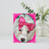 Puppy Love_ Briefkaart (Staand voorkant)