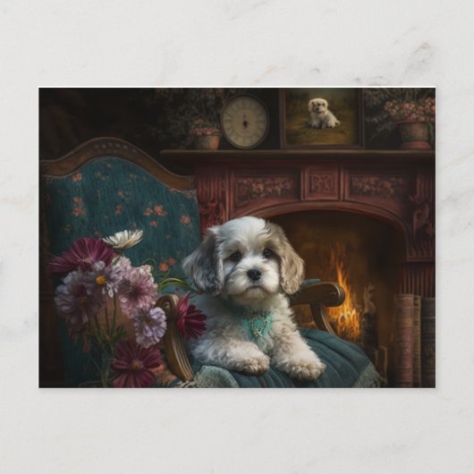 Puppy Love Briefkaart (Voorkant)