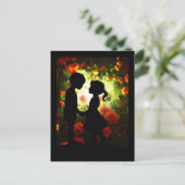 Puppy Love Briefkaart (Staand voorkant)