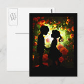 Puppy Love Briefkaart (Voorkant / Achterkant)