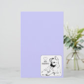 Puppy Love Briefpapier (Staand voorkant)