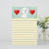 Puppy Love Briefpapier (Staand voorkant)