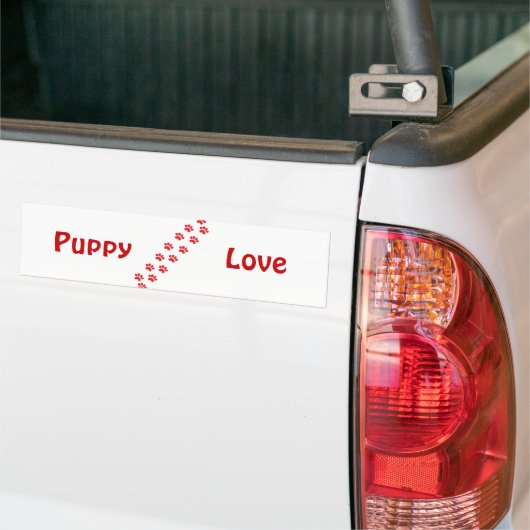 Puppy Love Bumpersticker (Op Truck)