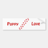 Puppy Love Bumpersticker (Voorkant)
