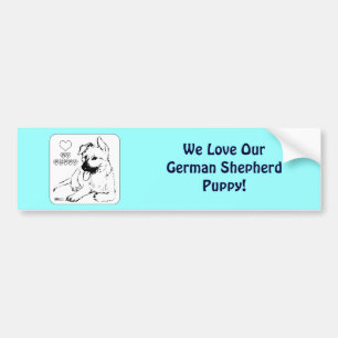 Puppy Love Bumpersticker