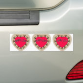 Puppy Love Bumpersticker (Op auto)