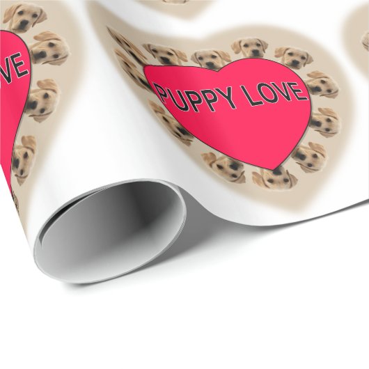 Puppy Love Cadeaupapier (Rol Hoek)