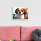Puppy Love Canvas Afdruk (Insitu (Woonkamer))