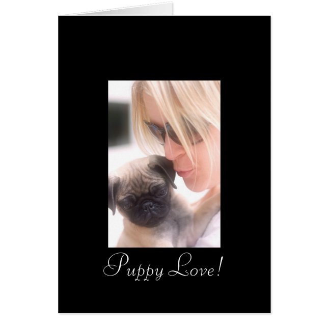 Puppy Love Card (Voorkant)