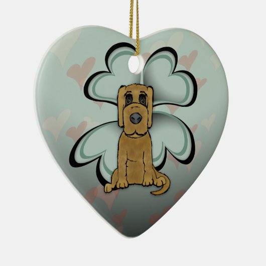 Puppy Love Ceramic Ornament (Rechts)
