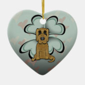 Puppy Love Ceramic Ornament (Voorkant)