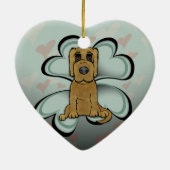 Puppy Love Ceramic Ornament (Achterkant)