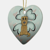 Puppy Love Ceramic Ornament (Links)